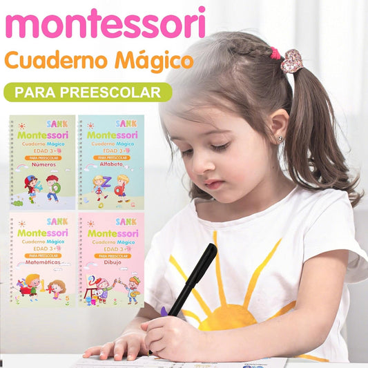 Kit de 4 Cuadernos Mágivos para Escritura  📚